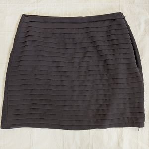 Banana Republic Dark Gray Type Above Knee Skirt